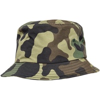Flexfit Camo Bucket Hat - green camo - One