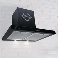 Gurari Wandhaube 60 cm Schwarz