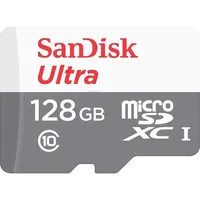 SanDisk Ultra MICROSDXC 128GB + SD Adapter 100MB/S Class