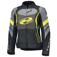 Held Baxley Top Damen Motorrad Textiljacke, schwarz-gelb, Größe S