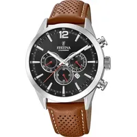 Festina Timeless Chronograph Leder 43,5 mm F20542/6