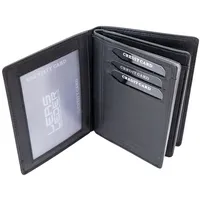 LEAS Ausweis- & Kreditkartenmappe Unisex Portemonnaie schwarz