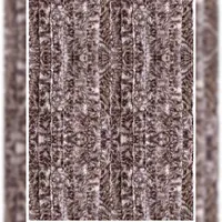 Arsvita Flauschvorhang 90x220 Meliert beige braun
