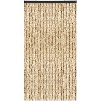 Arsvita Flauschvorhang 80x220 cm Meliert beige - weiß,