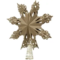 Broste Copenhagen Christmas Star Christbaumspitze Ø 30 cm, braun