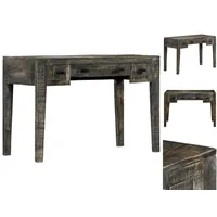 VidaXL Schreibtisch Schwarz 110×50×75 cm Massivholz Mango