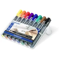 Staedtler Lumocolor Permanentmarker 352 sortiert, 8er-Set (352 WP8)