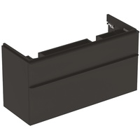 Geberit Smyle Square Waschtischunterschrank für Doppelwaschtisch 118.4x61.7x47cm, 2 Schubladen,
