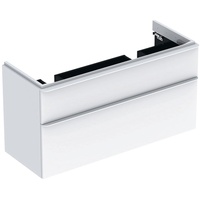 Geberit Smyle Square Unterschrank für Doppelwaschtisch 118.4x61.7x47cm, 2 Schubladen,