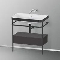 Duravit Happy D.2 Waschtisch mit Gestell, 1 Auszug, HP4742N8080,