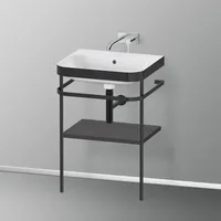 Duravit Happy D.2 Waschtisch mit Gestell, HP4735N8080, c-bonded