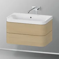 Duravit Happy D.2 Waschtisch mit Unterschrank, 2 Auszüge, HP4347N7171,