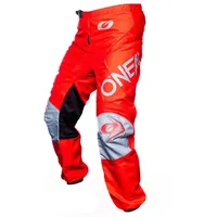 O'Neal Oneal Matrix Ridewear Textilhose - Rot/Grau - 32