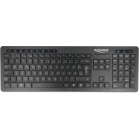 DeLock USB Tastatur 2,4 GHz kabellos schwarz - Lautlos