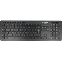 DeLock Silent Wireless Keyboard schwarz, USB, DE (12004)