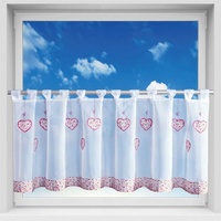 Arsvita Bistrogardine mit Schlaufen, ca. 150x45 cm bunt -