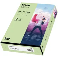 Inapa tecno colors A4 80 g/m2 500 Blatt mittelgrün