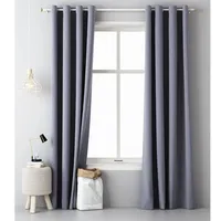 JEMIDI Vorhang blickdicht lichtundurchlässig 140x250cm - Gardine mit Ösen