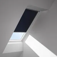 VELUX Verdunkelungsrollo DKL F06 0705 uni grau/weiß