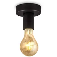 B.K.Licht - Deckenlampe E27 Fassung, max. 10 Watt, Vintage,
