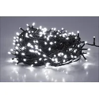 Spetebo LED Lichterkette spritzwassergeschützt 19 m kalt weiß