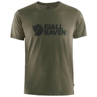 Fjällräven Logo T-Shirt M, Dark Olive, XL