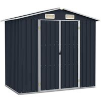 VidaXL Gerätehaus 2,05 x 1,29 m anthrazit