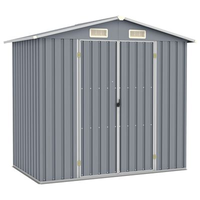 VidaXL Gerätehaus 2,05 x 1,29 m grau