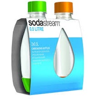 Sodastream Fuse PET-Flasche 2 x 0,5 l grün/orange