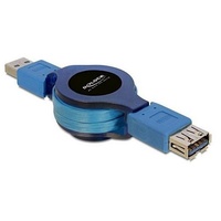 DeLock USB 3.0 USB-A Stecker, USB-A Buchse 1.20m Blau
