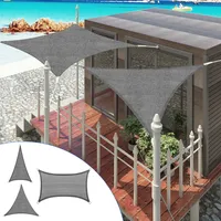 Woltu Sonnensegel Sonnenschutz HDPE Windschutz mit UV Schutz für