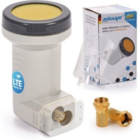 Ankaro ANK UV Single LNB + Wetterschutz Kappe, 1