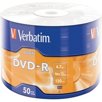 Verbatim DVD-R 4.7GB, 16x, 50er Pack (43791)
