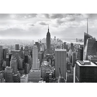 KOMAR Papiertapete NYC Black And White 368 x 254