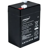 Powery Blei-Gel-Akku für Boote Modellbau Wohnmobile Hobby Camping 6V