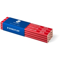 Staedtler 148 40 10 Zimmermannsbleistift medium, oval, rotbraun