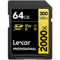 Lexar Professional 2000x SD - 300MB/s - 64GB