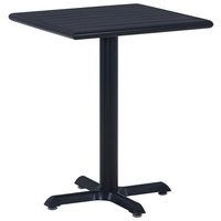 VidaXL Gartentisch Schwarz 60x60x75 cm