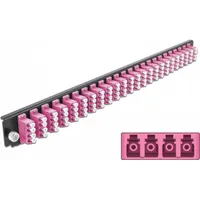 DeLock Rack-Montageblech für Glasfaser-Spleißbox - LC MM X 24