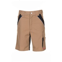 Planam 2544 Plaline Shorts - Farbe: Sand/Schwarz - Größe: