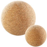 Newgen Medicals Selbstmassageball: 2er-Set Massage-Bälle und Faszien-Trainer, Kork, Ø