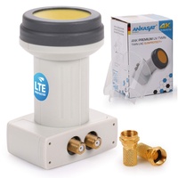 ANKASAT - ANK Premium UV Twin LNB + Wetterschutz