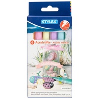 Stylex 32818 - Acrylstifte, Pastell, 6 Stück, in den