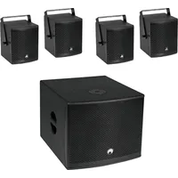 Omnitronic MOLLY-12A + 4x MOLLY-6 Top schwarz