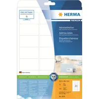 Herma Adressetiketten Premium A4 weiß 63,5x38,1 mm 525 St.