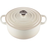 Le Creuset Signature Bräter 22 cm rund meringue