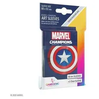 Gamegenic Marvel Champions Art Sleeves Captain America, 50 Stück