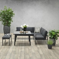 Garden Impressions Wellington Lounge/Dining Set 5-tlg. carbon black/reflex black