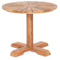 SonnenPartner Tisch Solis 90 cm rund Old Teak natur