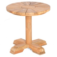 SonnenPartner Beistell-Tisch Solis 50 cm rund Old Teak natur
